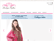 Tablet Screenshot of boutique-caftan.net